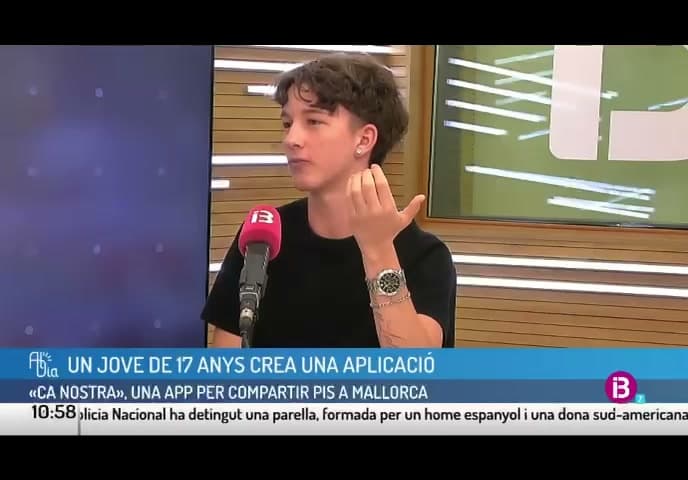 la entrevista de Eric Herreros en IB3
